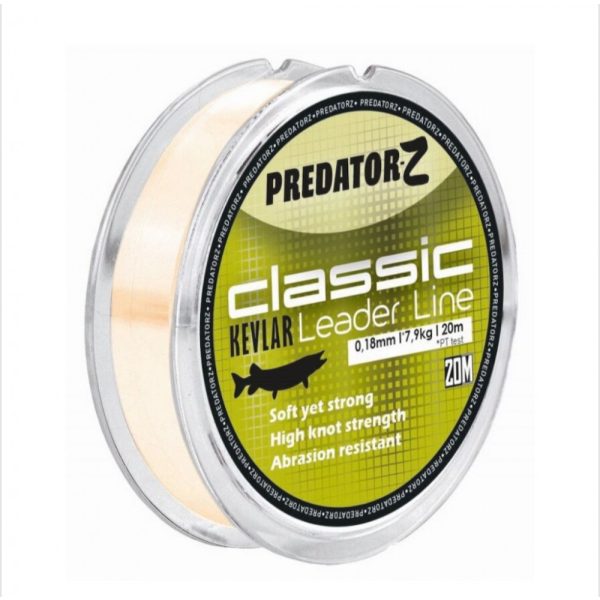Predator Z PZ Classic Kevlar-Vorfachschnur, o 0,24 mm, 20 m, 15 kg