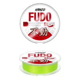 Hanzo Fudo Fluo Gelb 0,21mm 150m Geflochtene Hauptschnur