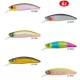 Predator Z Predator-Z Curve Minnow Wobbler, 6 cm, 7,1 g, Blau, Grün, Rosa, sinkend