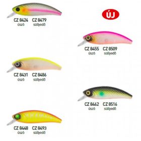   Predator Z Predator-Z Immortal Shad Wobbler, 5 cm, 4 g, Fluo-Gelb, weiß, schwimmend