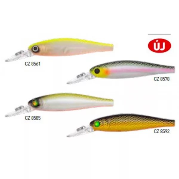 Predator Z Predator-Z Shotgun Blade Wobbler, 6,5 cm, 5,7 g, schwarz, gold, sinkend