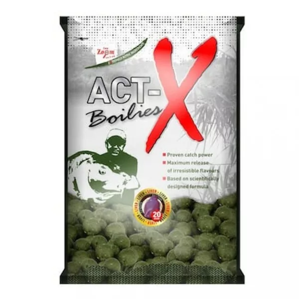 Carp Zoom CZ Act-X Boilie, 20 mm, Vanille, 800 g