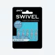 BKK Crane Swivel-62 (Stainless Steel, Black) 2# 7 Stk./Packung Wirbel