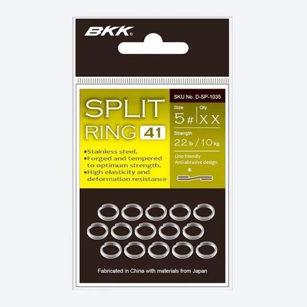BKK SPLIT RING-41 5# 18 Stk./Packung Sprengring