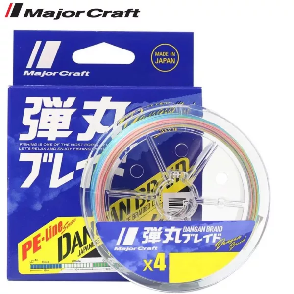 Major Craft Dangan Braid X4 0,21mm 300m Multicolor Fonott Zsinór