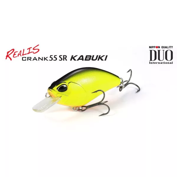 Duo Realis Crank 55SR Kabuki 5,5cm 10gr CCC3028 Ghost Chart Schwimmender Wobbler