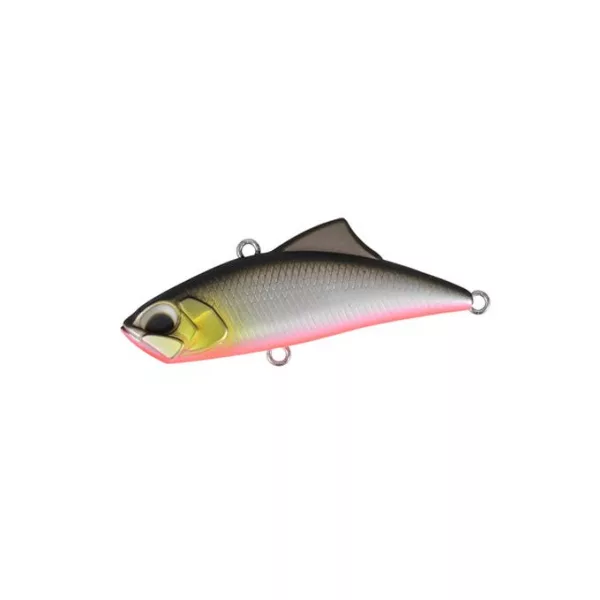 Duo Spearhead Ryuki VIB 4,5cm 5,3gr ASA4082 Mat Black Back RB Sinking Wobbler