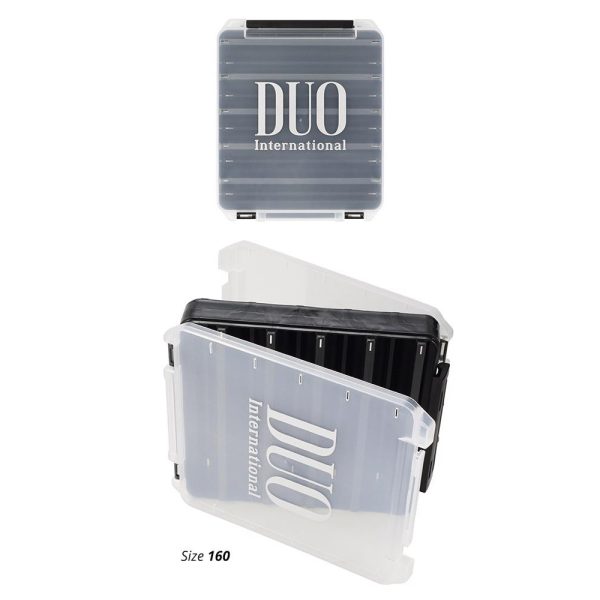 Duo Reverse Lure Case 160 20,6x17x4,4cm White/Silver Logo Kunstköderbox