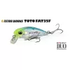 Duo Tetra Works Toto Fat 35F 3,5cm 1,8gr DEA0553 UV Lime Head OT Schwimmender Wobbler