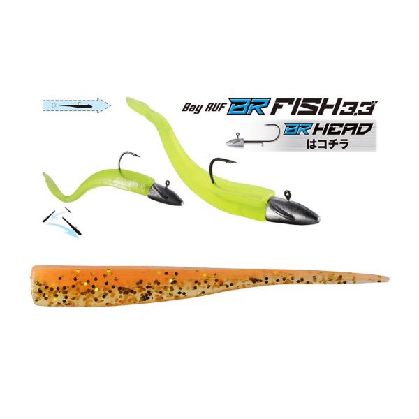 Duo Bayruf BR Fish 8,4cm S040 Orange Gold Plastikköder 7Stk
