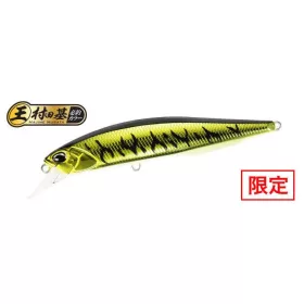   Duo Realis Jerkbait 100F 10cm 13,7gr ASAZ399 Gunmetal M Gold Tiger Schwimmender Wobbler