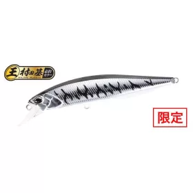   Duo Realis Jerkbait 100F 10cm 13,7gr ASAZ400 Gunmetal M Silver Tiger Schwimmender Wobbler