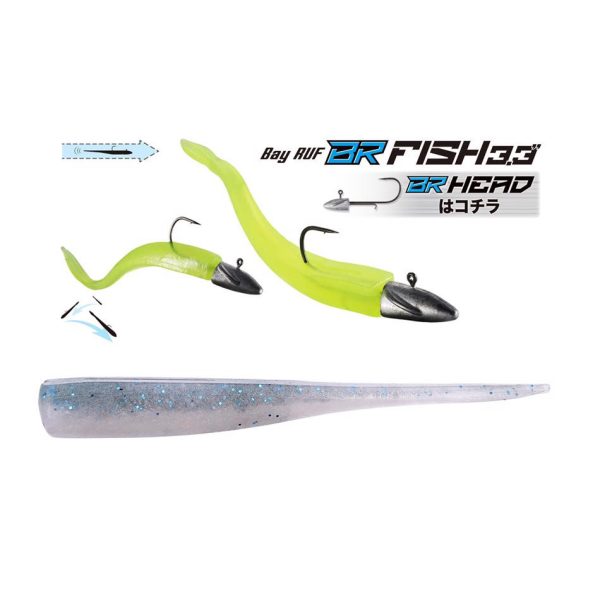 Duo Bayruf BR Fish 8,4cm F104 Smokey Magic Plastikköder 7Stk