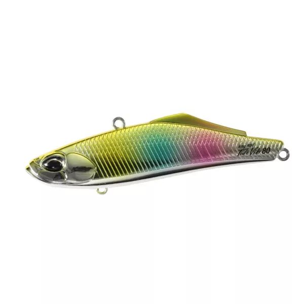 Duo Bayruf Tide Vib 80 8cm 25gr MCC0680 UV Gold Rainbow Sinkender Wobbler