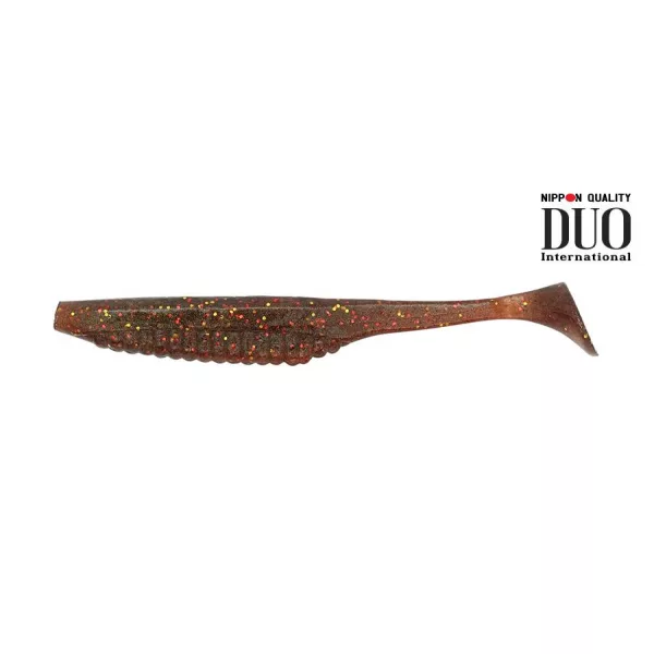 Duo Realis Versa Shad 10cm F079 Dark Motor Oil UV Plastikköder 7 Stk.