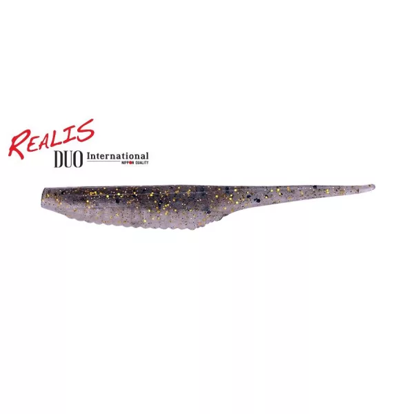 Duo Realis Versa Pintail 10cm F078 Gold Flash Shad Kunststoffköder 7 Stück