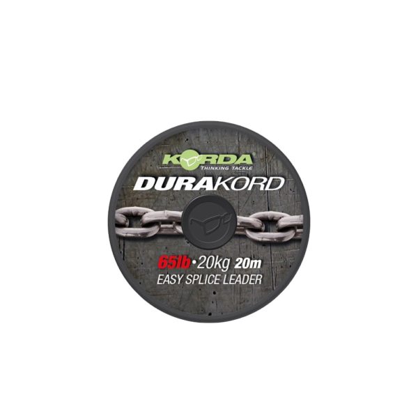 Korda Dura Kord Dyneema Spliceable Leader Geflochtene Leader-Schnur 15m 65lb