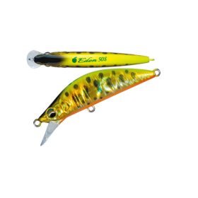   Major Craft Finetail Eden 45S 4,5cm 3,7gr #013 Gold Chart Yamame Sinking Wobbler