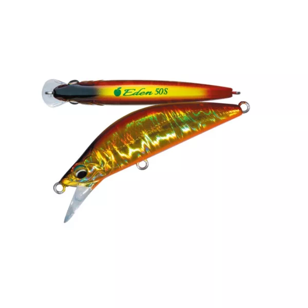 Major Craft Finetail Eden 60H 6cm 7gr #015 Laser Red Gold Sinkender Wobbler
