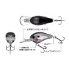 Evergreen Piccolo 4cm 6,4g #379 Flash Silver Shad Wobbler