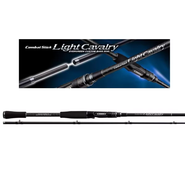 Evergreen Light Cavarly CLCC-71MH Baitcast 216cm 7-35gr 2-teilige Spinnrute