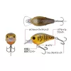 Evergreen Piccolo Dive Shallow 4cm 6,4gr #379 Flash Silver Shad Wobbler