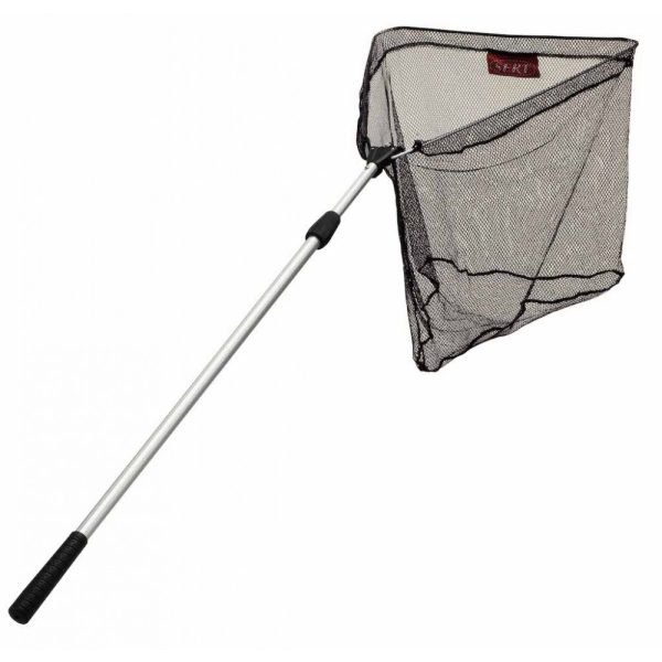 SERT - LANDING NET PROMO 150 X 2 - 40 X 40 (BB40152) - Kescherstiel mit Netz - Spinnfischerkescher