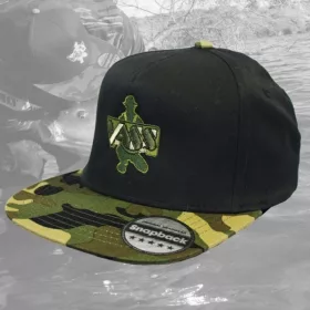 Vass-Tex Schwarz-Camouflage Snapback Baseball Mütze