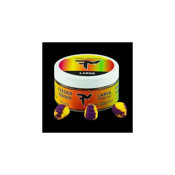 Feedermánia LARVA AIR WAFTERS TWO TONE L SWEET PINEAPPLE Zitronen-Lila Wafters