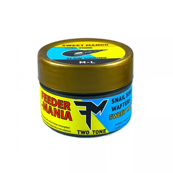 Feedermánia Two Tone Snail Sinking Wafters Süße Mango Langsam sinkende Wasserschnecken-Imitation XS/S