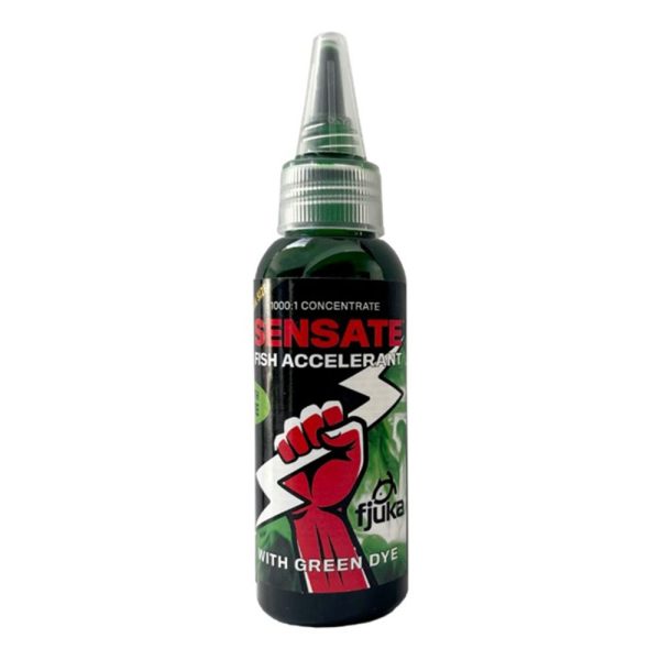 Fjuka Sensate Fish Accelerant Bait Dye Green Flüssiges Aroma 50ml