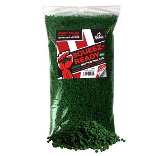 Fjuka Squeez-Ready Green 2mm Method Pellet 500gr