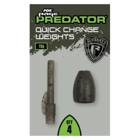   Fox Rage Predator Camo Quick Change Weights Schnellwechsel-Posenblei 35gr 3 Stk