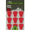 Fox Rage Predator Bait Fins Red Rote Flossen 25 Stück