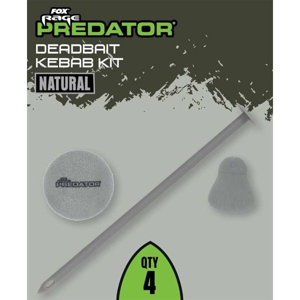 Fox Rage Predator Natur Grau Deadbait Kebab Kit