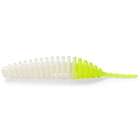   FISHUP Tanta 3,81cm (10 Stk.), #131 - White/Hot Chartreuse Plastikköder