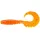 FISHUP Fancy Grub 6,35cm (10 Stk.), #049 - Orange Kürbis/Schwarz Plastikköder