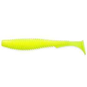 FISHUP U-Shad 6,35cm (9 Stk.), #046 - Zitrone Plastikköder