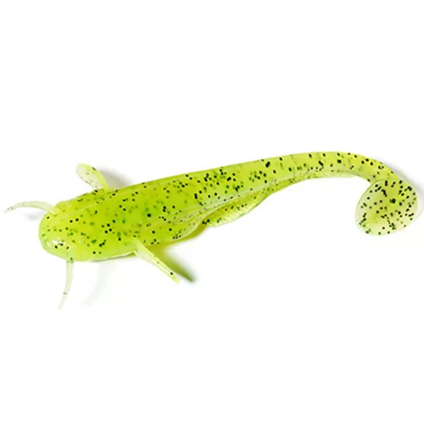 FISHUP Catfish 7,62cm (8 Stk.), #055 - Chartreuse/Black Kunststoffköder