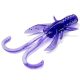 FISHUP Baffi Fly 3,81cm (10pcs.), #060 - Dark Violet/Peacock & Silver Kunststoffköder