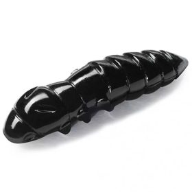 Fishup Pupa Cheese 2,28cm #101 Black Plastikköder 12Stk