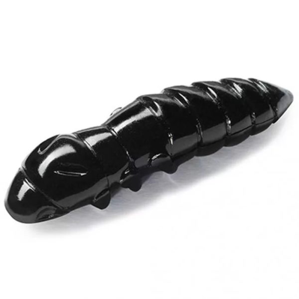 Fishup Pupa Cheese 2,28cm #101 Black Plastikköder 12Stk