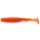 Fishup U Shad Orange Pumpkin Black 10,16cm Kunststoffköder 8 Stk.