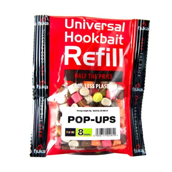 Fjuka Pop-Ups Mixed Colours 11mm Pop Up Nachfüllpackung 50gr