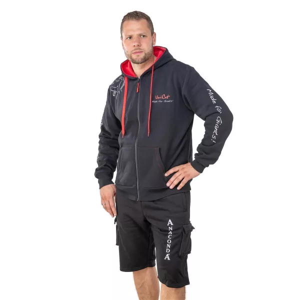 Uni Cat Team Zipper Hoodie Pulóver L