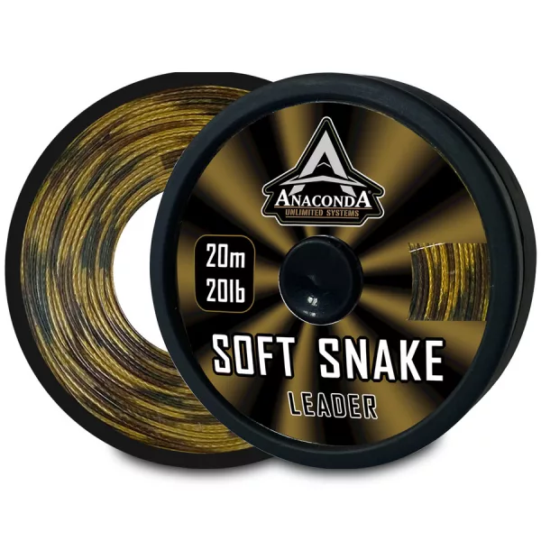 Anaconda Soft Snake Leader 20lb 20m Beschichtete Vorfachschnur
