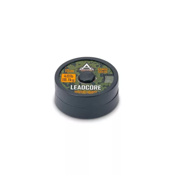 Anaconda Super Soft Leadcore Grün 5m 40lb geflochtene Vorfachschnur