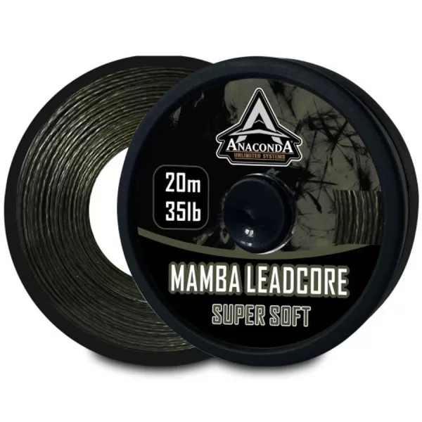 Anaconda Super Weich Mamba 20m 35lb Geflochtene Vorfachschnur