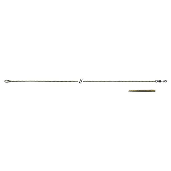 Anaconda Jungle Quick Change Leadcore Grün 40lb 80cm Vorfach 3Stk