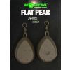 Korda Flat Pear Swivel Blister Karpfenblei 142gr 2Stk